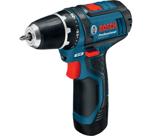 Máy khoan/bắt vít dùng pin Bosch GSR 12-2-LI Professional